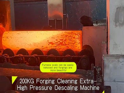 200KG Extrahigh Pressure Large Forging Descaling Machine Gunakan situs