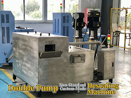 Mesin Descaling Pompa Ganda Induksi Tungku Induksi Kustom Non-Standar